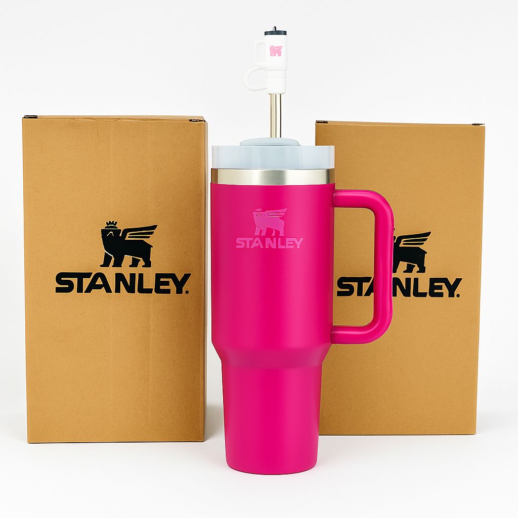 Vista 6 de TERMO STANLEY 40onz + PROTECCION - COLOR: FUCSIA